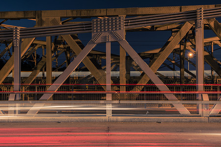 泰勒展开摄影照片_布里斯班的沃尔特泰勒桥。