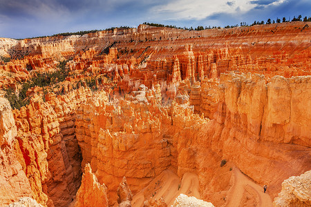 Trail Hoodoos Bryce Point 布莱斯峡谷国家公园 犹他州