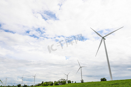 起源摄影照片_风力涡轮机 - 清洁能源的起源