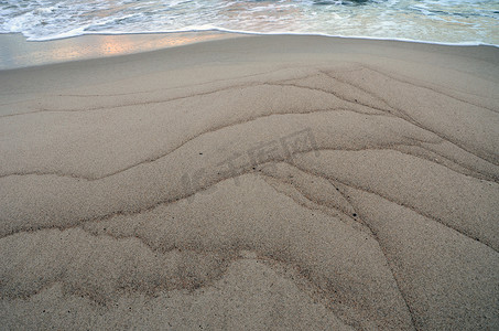 海沙滩沙子背景