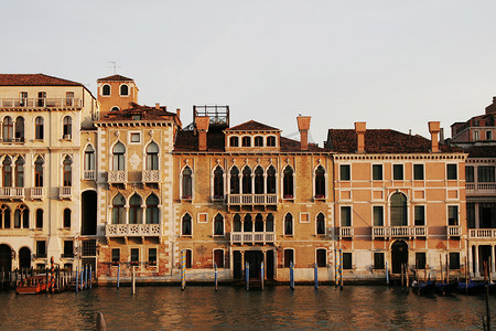 意大利威尼斯 - 水滨立面