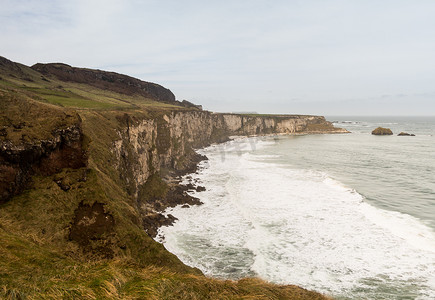 北爱尔兰安特里姆海岸线