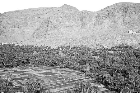 托德拉峡谷摩洛哥非洲和村庄