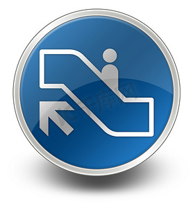 购物商城图标摄影照片_图标、按钮、象形图自动扶梯