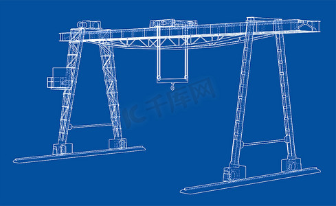 龙门吊蓝图