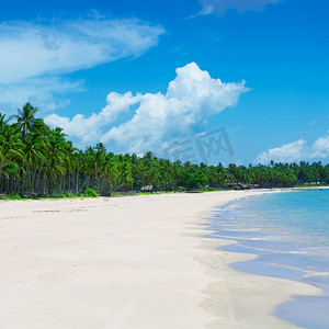 热带海滩，爱妮岛，巴拉望岛 - 菲律宾