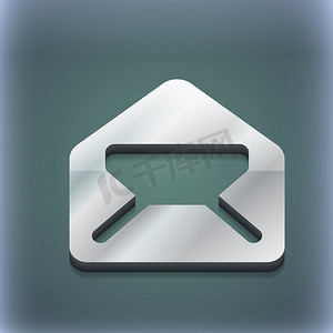 邮件、信封、信件图标符号。 