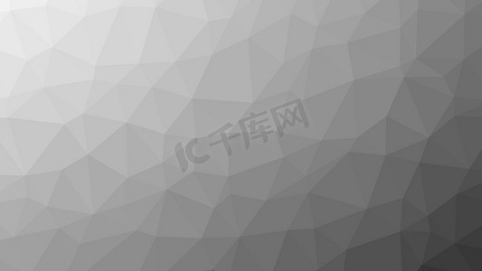 多边形的背景摄影照片_用于设计的许多三角形背景的抽象灰色梯度 lowploly