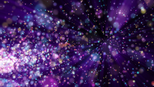 空间光粒子中的星系