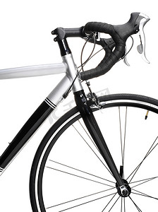 碳纤维自行车摄影照片_赛车细节