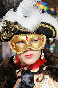 威尼斯狂欢节摄影照片_威尼斯狂欢节面具