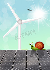 绿色活动促销摄影照片_可持续能源