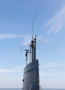 一艘老荷兰潜水艇的塔