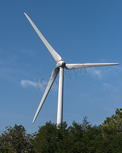 中央空调摄影照片_风力涡轮机