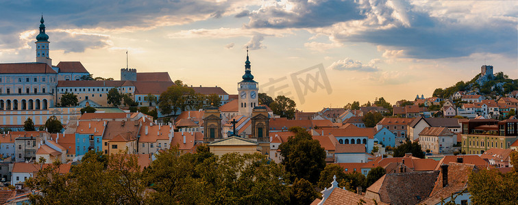 鼠标指针库洛米摄影照片_米库洛夫市和城堡，捷克共和国