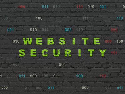 网页设计理念： 网站安全在背景墙上