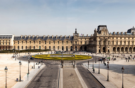 法国巴黎卢浮宫博物馆（Musee du Louvre）外景