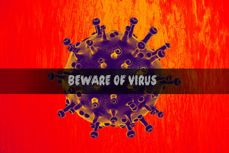 蛋糕宣传海报背景摄影照片_COVID-19冠状病毒预防和检疫概念宣传海报