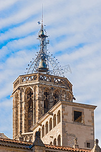 西班牙巴塞罗那大教堂的细节
