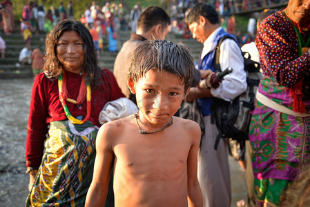 尼泊尔 - 贫困 - 父亲节