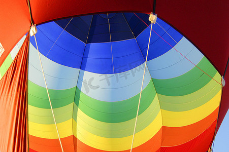 彩色气球热气球摄影照片_华盛顿普罗瑟的气球