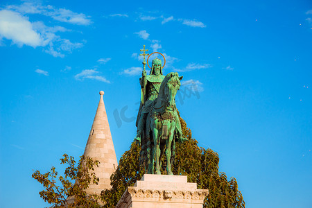 匈牙利史蒂芬一世铜像