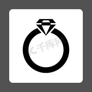 图标透明摄影照片_钻石戒指图标