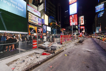 纽约城，时代广场重建