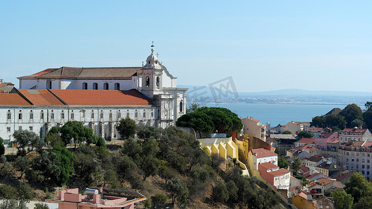 圣乔治日摄影照片_俯瞰葡萄牙首都里斯本