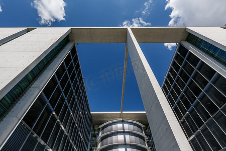 德国总理府 (Bundeskanzleramt) 在德国国会大厦附近建设