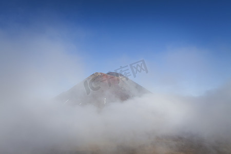 Ngauruhoe 火山 (2291 米), 汤加里罗国家公园, 北岛