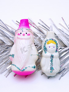 俄罗斯圣诞人物霜父和雪姑娘