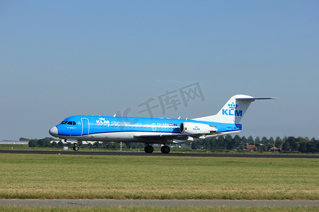 荷兰阿姆斯特丹-2016 年 8 月 18 日：PH-KZS KLM Cityhopper