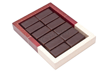 盒子里的巧克力果仁糖