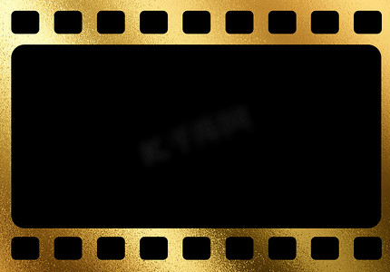 水平空白过渡复古电影框架模板背景
