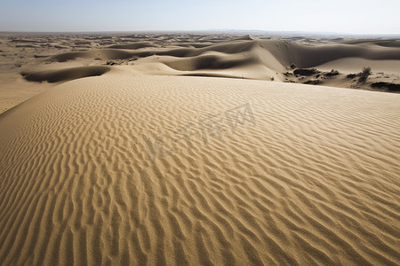 沙漠沙丘，精彩饱和的旅行题材