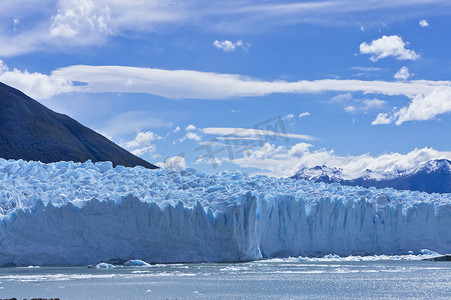 蓝色冰川，巴塔哥尼亚，阿根廷，南美洲