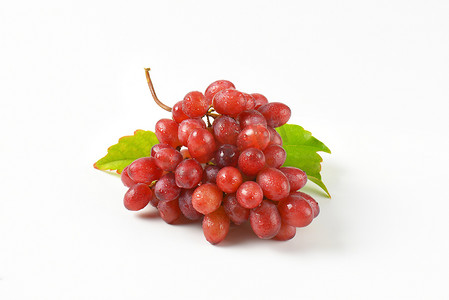 红葡萄摄影照片_湿红葡萄