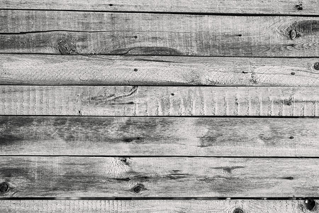 旧木栅栏腐烂的纹理板。