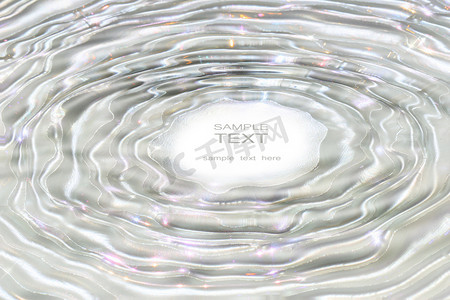奶珍珠奶茶摄影照片_珍珠水在波光粼粼的水中泛起涟漪