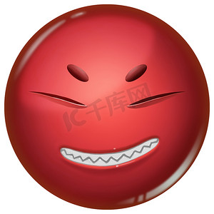 插图：Funny Emoji Face Ball D. Element / Character Design - Fantastic / Cartoon Style