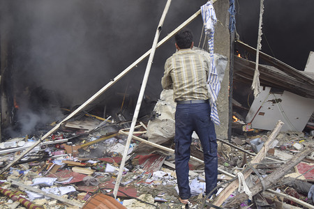 叙利亚 - 大马士革 - 爆炸