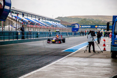 racing摄影照片_Team Red Bull Racing F1, Daniel Ricciardo, 2014