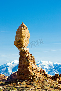 平衡岩，拱门国家公园，犹他州，美国