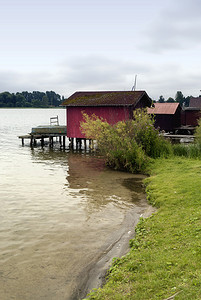 德国沙尔湖的船库