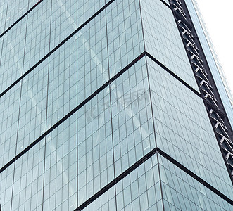 伦敦摩天大楼金融区和窗口的新建筑