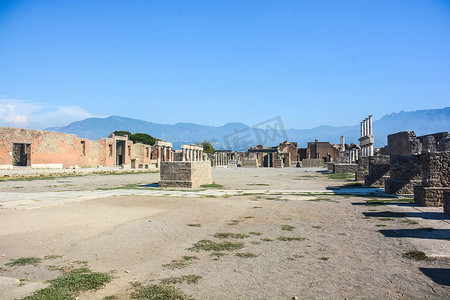 庞贝古城原始照片