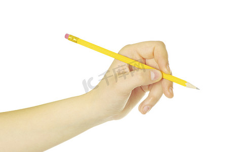 手中的铅笔