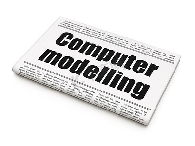 科学概念： 报纸标题计算机建模