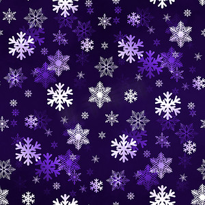 紫色的雪花摄影照片_深紫丁香雪花